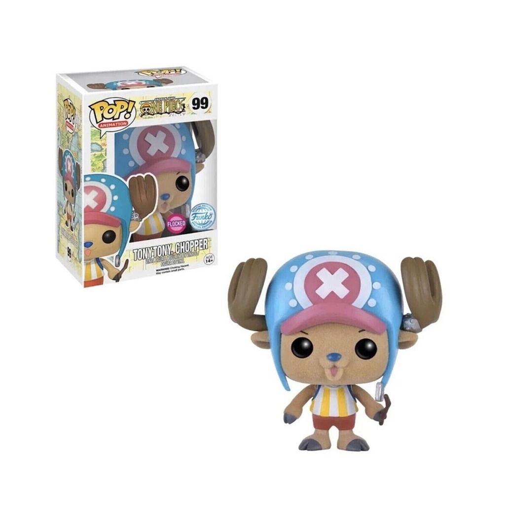 Funko Pop! (Exc)  Animation: One Piece - Chopper (Flocked)(Exc)