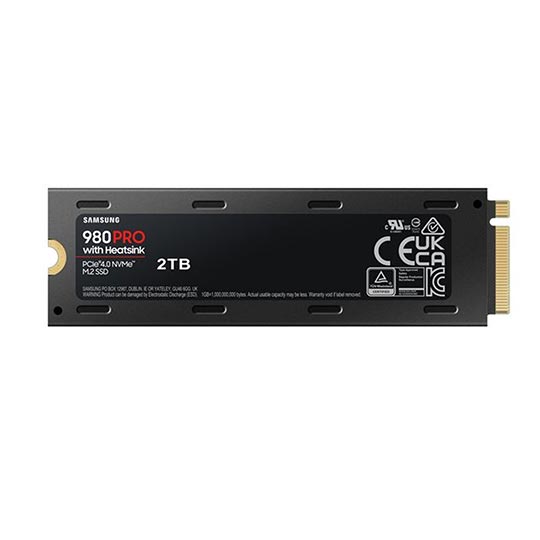 Samsung Internal Hardisk-980 PRO 2TB SSD PCIe 4.0 M.2 NVMe With heatsink