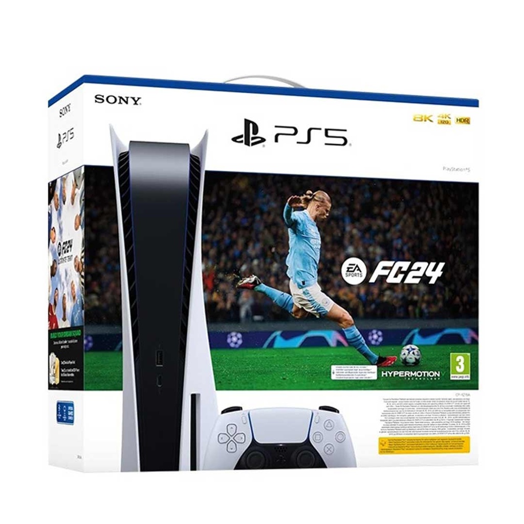 PS5 Console Disk Edition EA Sports FC24 Voucher Bundle
