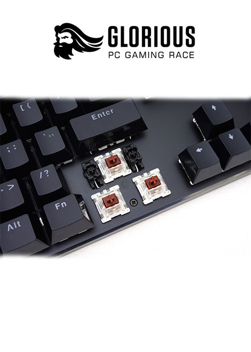 Keyboard Full Size- PreBuilt - Black (Glorious)