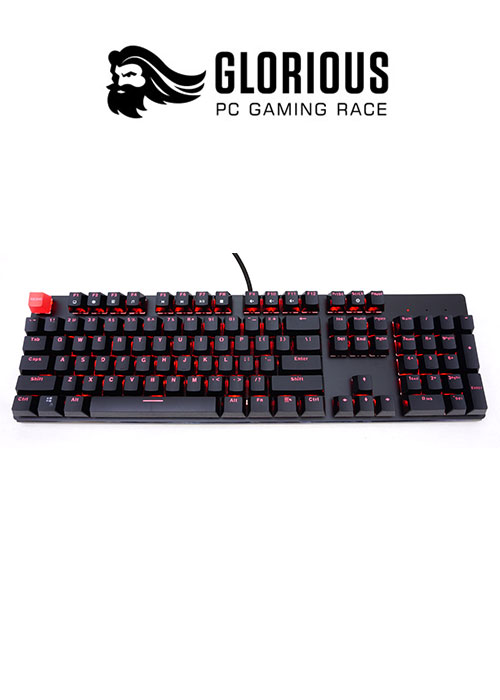 Keyboard Full Size- PreBuilt - Black (Glorious)