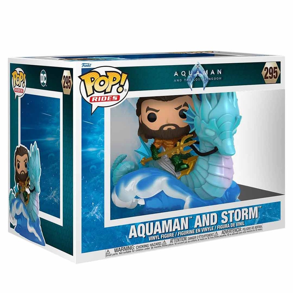 Funko Pop! Ride DLX! Movies: Aquaman and the Lost Kingdom - Aquaman on Storm