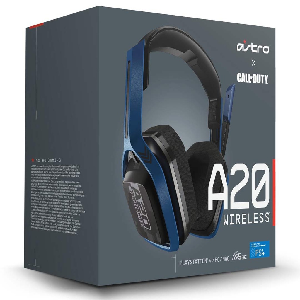 ASTRO PS4 A20 Wireless Gaming Headset COD Edition Black/Blue