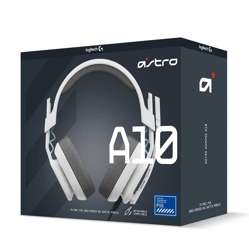 Astro A10 Gen2 Gaming Headset - White Challenger