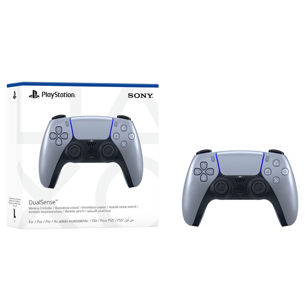 PS5 DualSense Wireless Controller - Sterling Silver