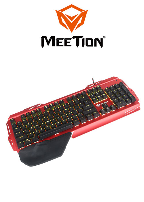 Lina Inverse RGB Backlite Mechanical Gaming Keyboard- Red (Meetion)