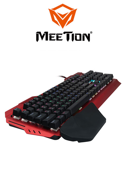 Lina Inverse RGB Backlite Mechanical Gaming Keyboard- Red (Meetion)