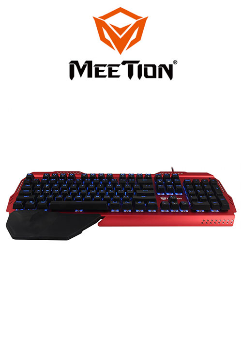 Lina Inverse RGB Backlite Mechanical Gaming Keyboard- Red (Meetion)