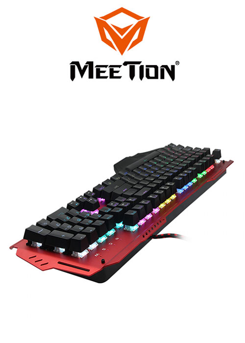 Lina Inverse RGB Backlite Mechanical Gaming Keyboard- Red (Meetion)