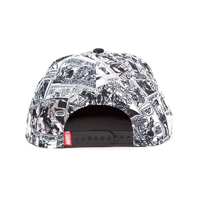 Marvel - Classic Red and White Logo Snapback Cap
