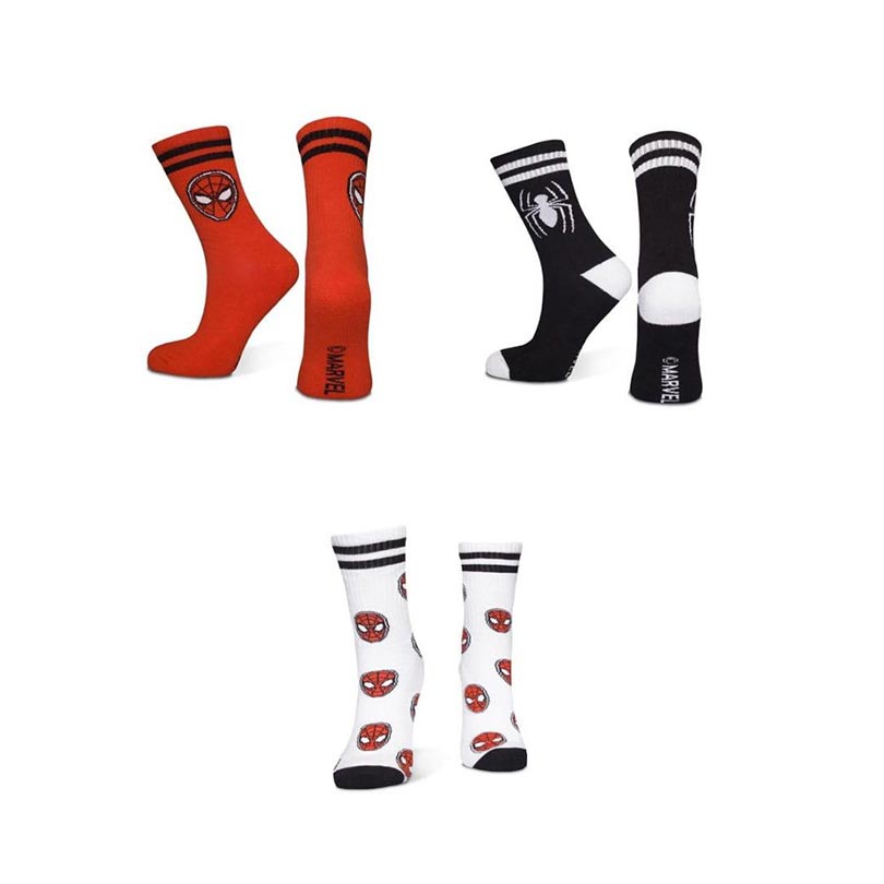 Difuzed Marvel - Spider-Man - Sport Socks (3Pack) - Size 39/42