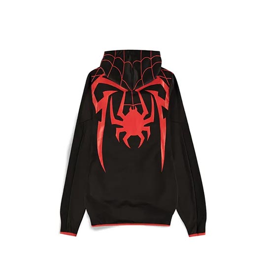 Difuzed Spider-Man - Miles Morales - Men'S Zipper Hoodie - XL
