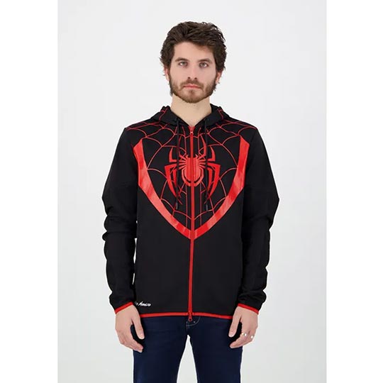 Difuzed Spider-Man - Miles Morales - Men'S Zipper Hoodie - XL