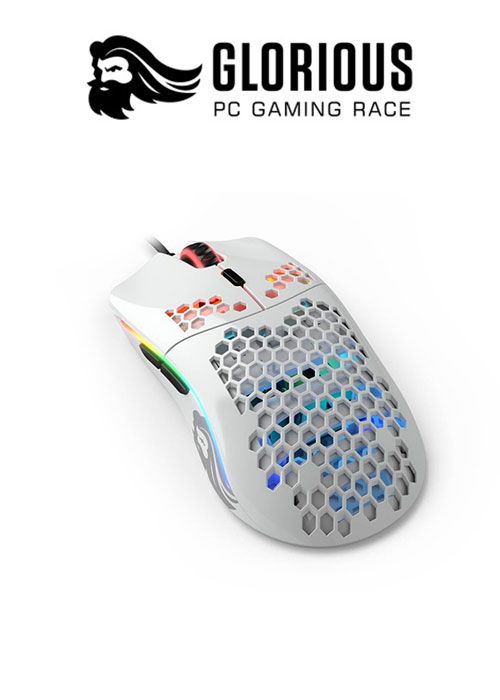 Model O- RGB Gaming Mouse - Glossy White (Glorious)