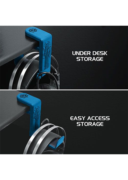 Rotating Headphone Mount - Blue (ENHANCE)