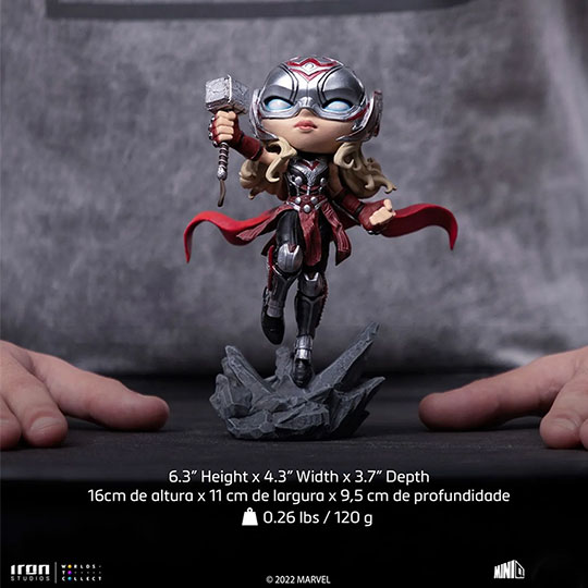 Iron Studio-Mighty Thor Jane Foster- Thor Love and Thunder- MiniCo- Statue