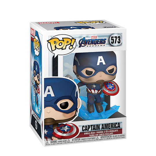 Funko POP! Marvel  Avengers Endgame - Capt A W/ Broken Shield