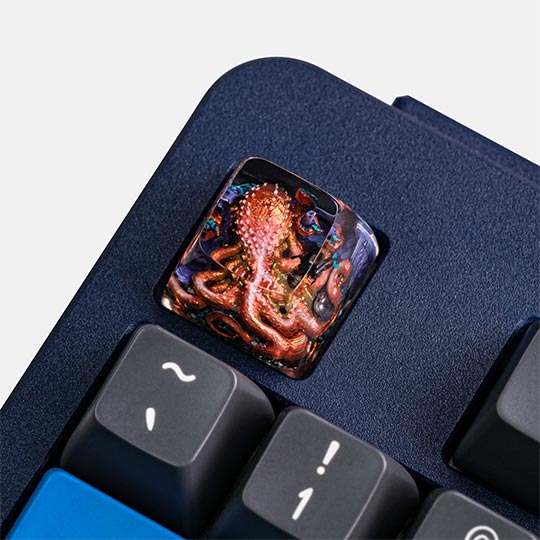 DWARF-FACTORY Kraken Absolut_Vile Flame Keyboard Cap