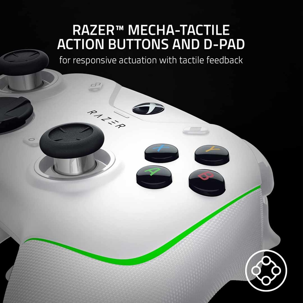 Razer Wolverine V2 Chroma Xbox Series X|S Controller - White