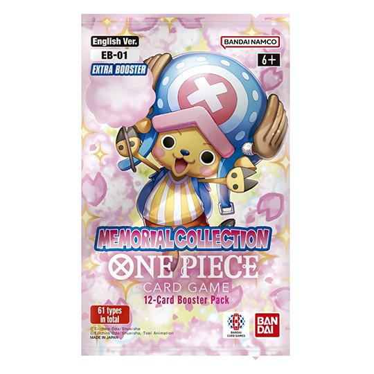 One Piece Trading Card Memorial Collection Extra Booster Box EB-01