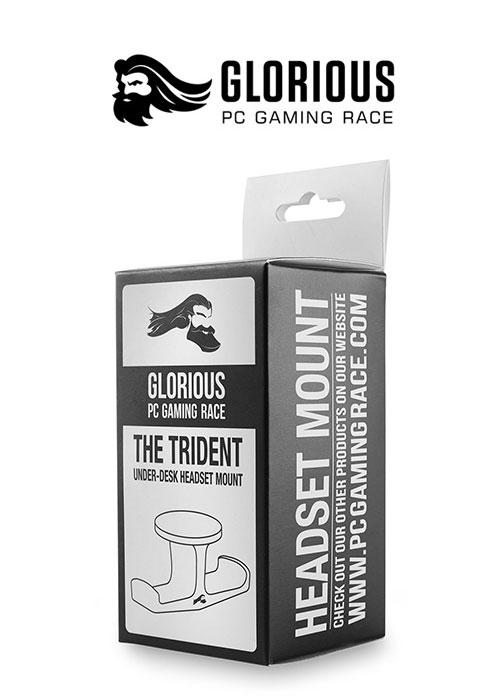The Trident Under Desk Headset Holder (Glorious)