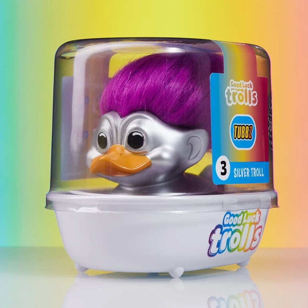 Tubbz Trolls 1st Edition Silver (Purple Hair)