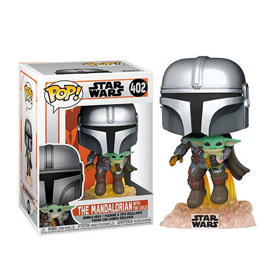 FUNKO POP!  Tv: The Mandalorian - Mando Flying w/Jet