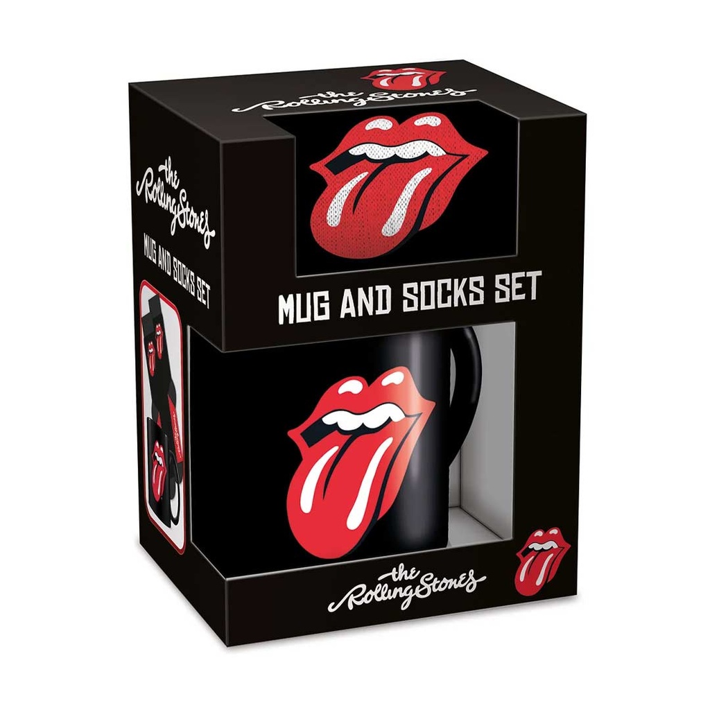 Pyramid-The Rolling Stones (Tongue) Mug & Sock Set of  2