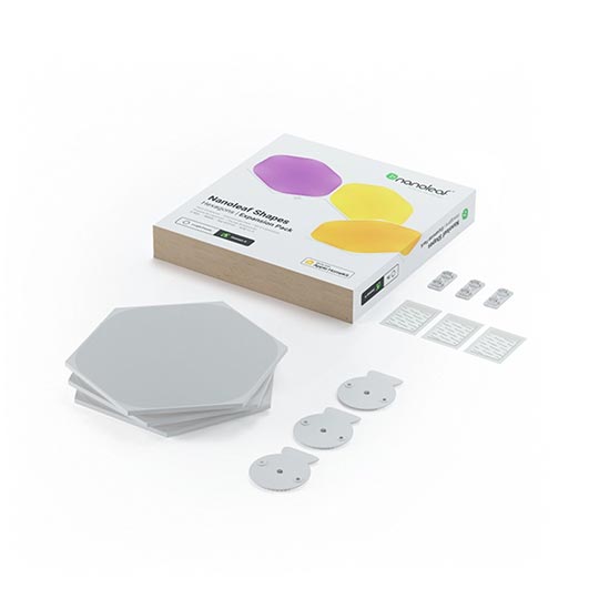 NANOLEAF Hexagon Shapes 3 RGB Panels Expansion Pack White