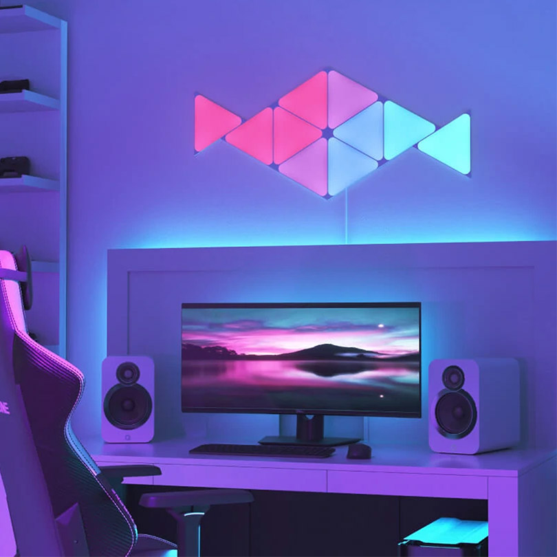 NANOLEAF Triangles Shapes 3 RGB Panels Expansion Pack White