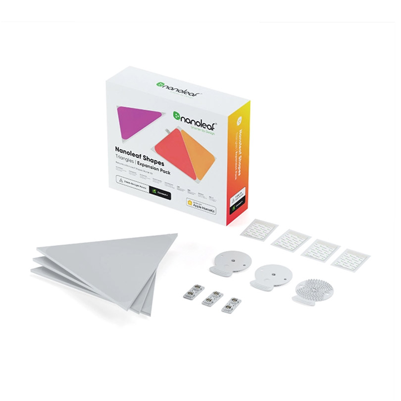NANOLEAF Triangles Shapes 4 Panels RGB Starter Kit White