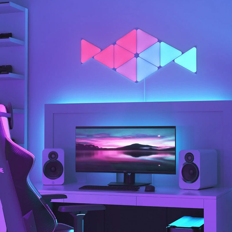 NANOLEAF Triangles Shapes 4 Panels RGB Starter Kit White