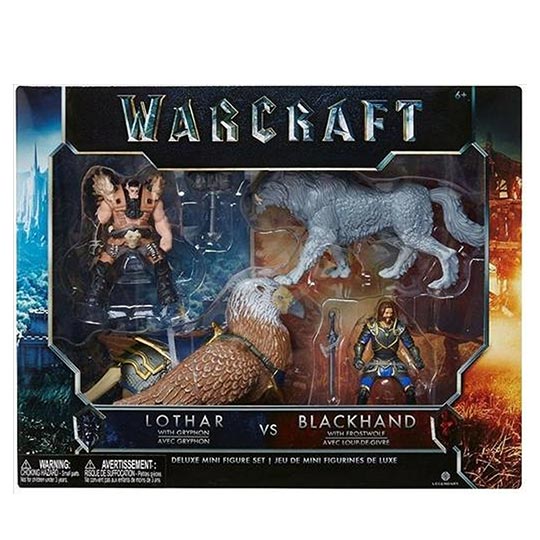 Jakks Pacific-Warcraft-Battle In A Box Lothar Vs Blackhand Mini Figure Pack of 2