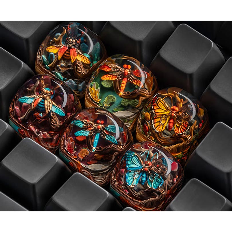 DWARF-FACTORY VIVARIUM Papillon Celeste Keyboard Cap