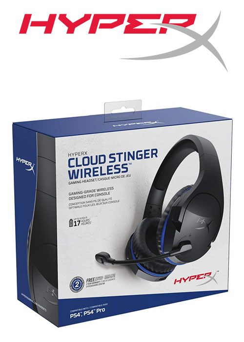 PS4 Cloud Stinger Wireless Gaming Headset (HyperX)