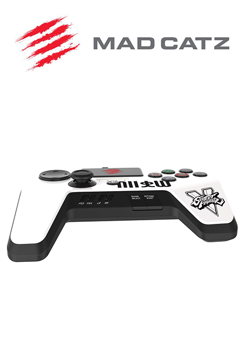 PS4 Controller Fightpad Pro Street Fighter White (Mad Catz)