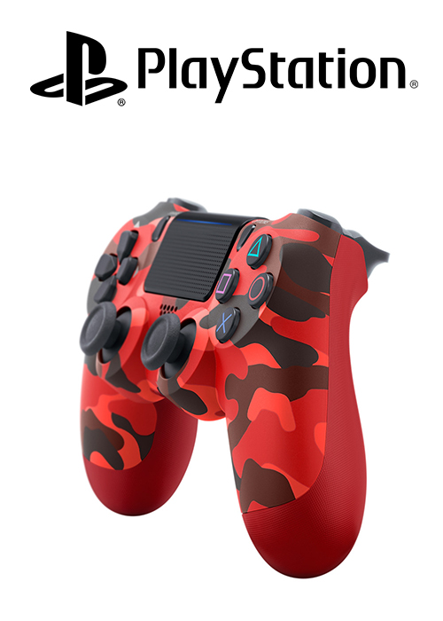 PS4 DS4 Controller Red Camouflage V2  