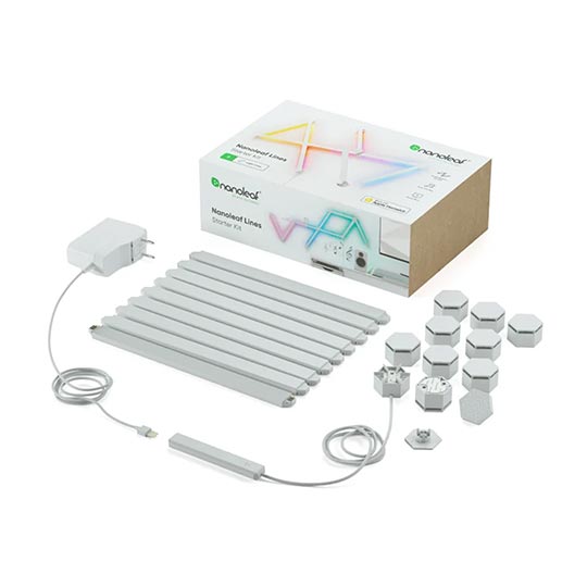 NANOLEAF Lines 60 Degree White RGB PACK Of 9 Starter Kit