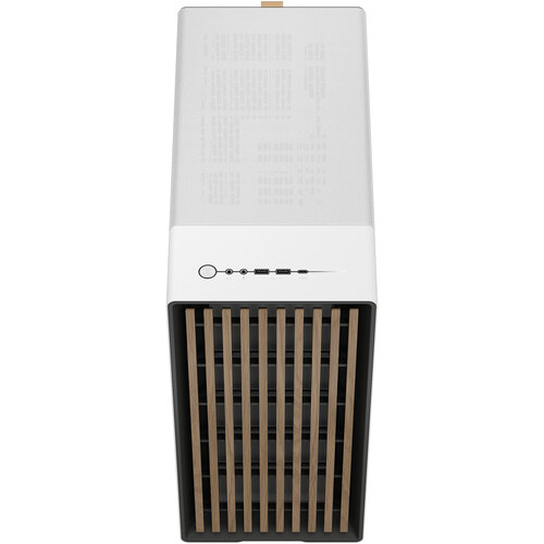 Fractal Design North Mid-Tower Case Chalk White-Clear Window
