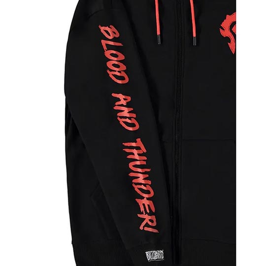 Difuzed World of Warcraft Blood & Thunder - Men's Zipper Hoodie - M