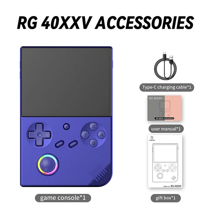 ANBERNIC RGX40XXV Handheld Game Console Linux System 4.0 Inch Screen 64GB