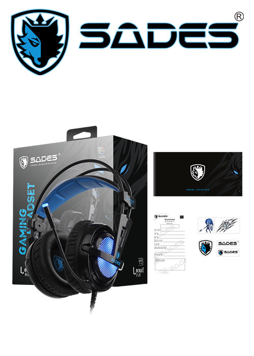 PS4 Locust Plus 7.1 Gaming Headset (Sades)