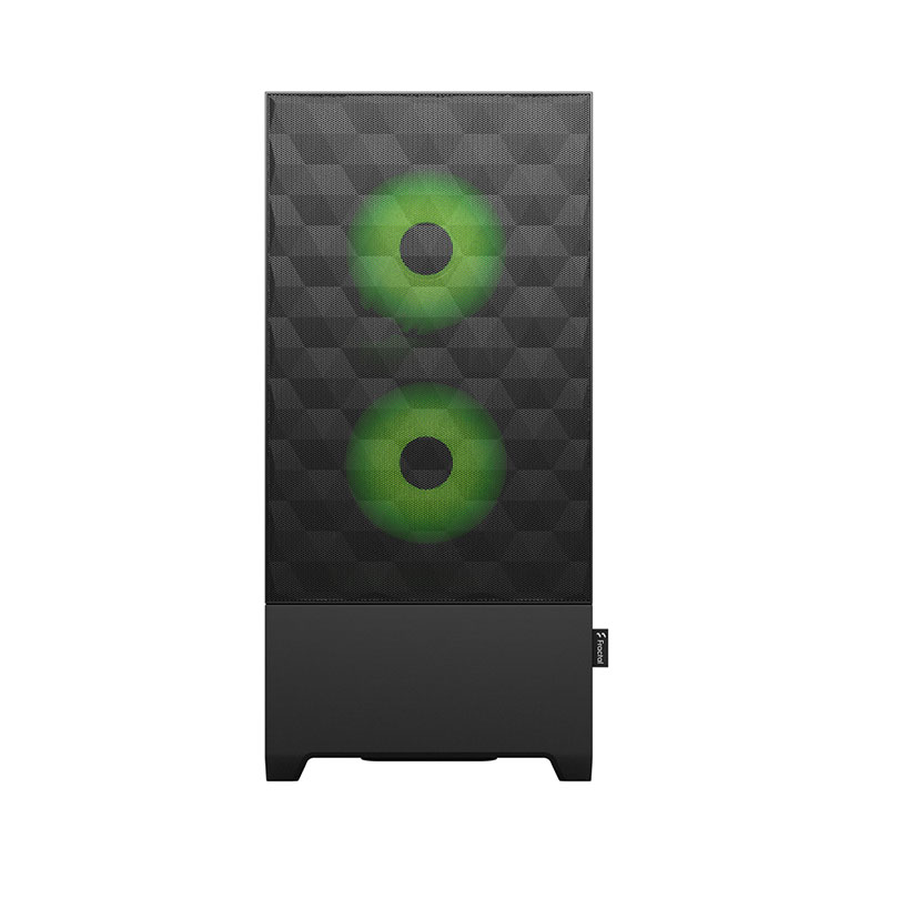 Fractal Design Pop Air RGB Green Core Mid Tower Gaming PC Case