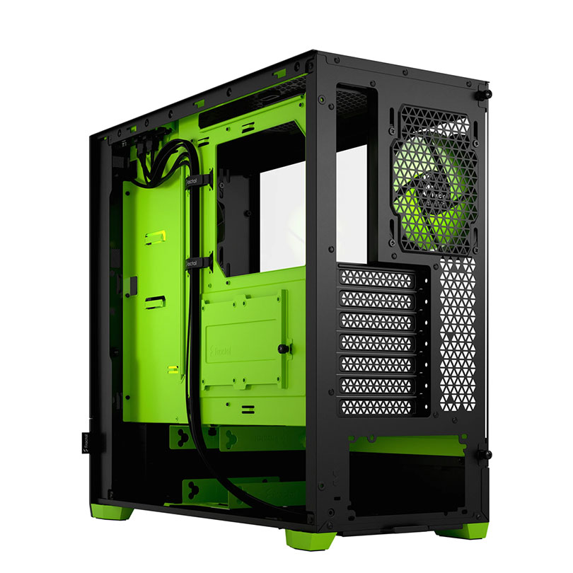Fractal Design Pop Air RGB Green Core Mid Tower Gaming PC Case