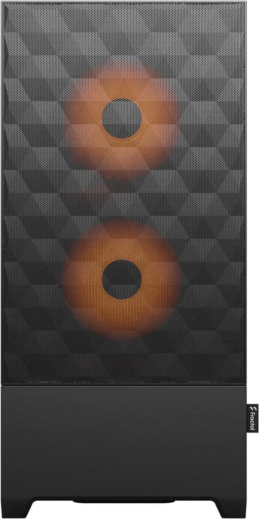 Fractal Design Pop Air RGB Orange Core Mid Tower Gaming PC Case