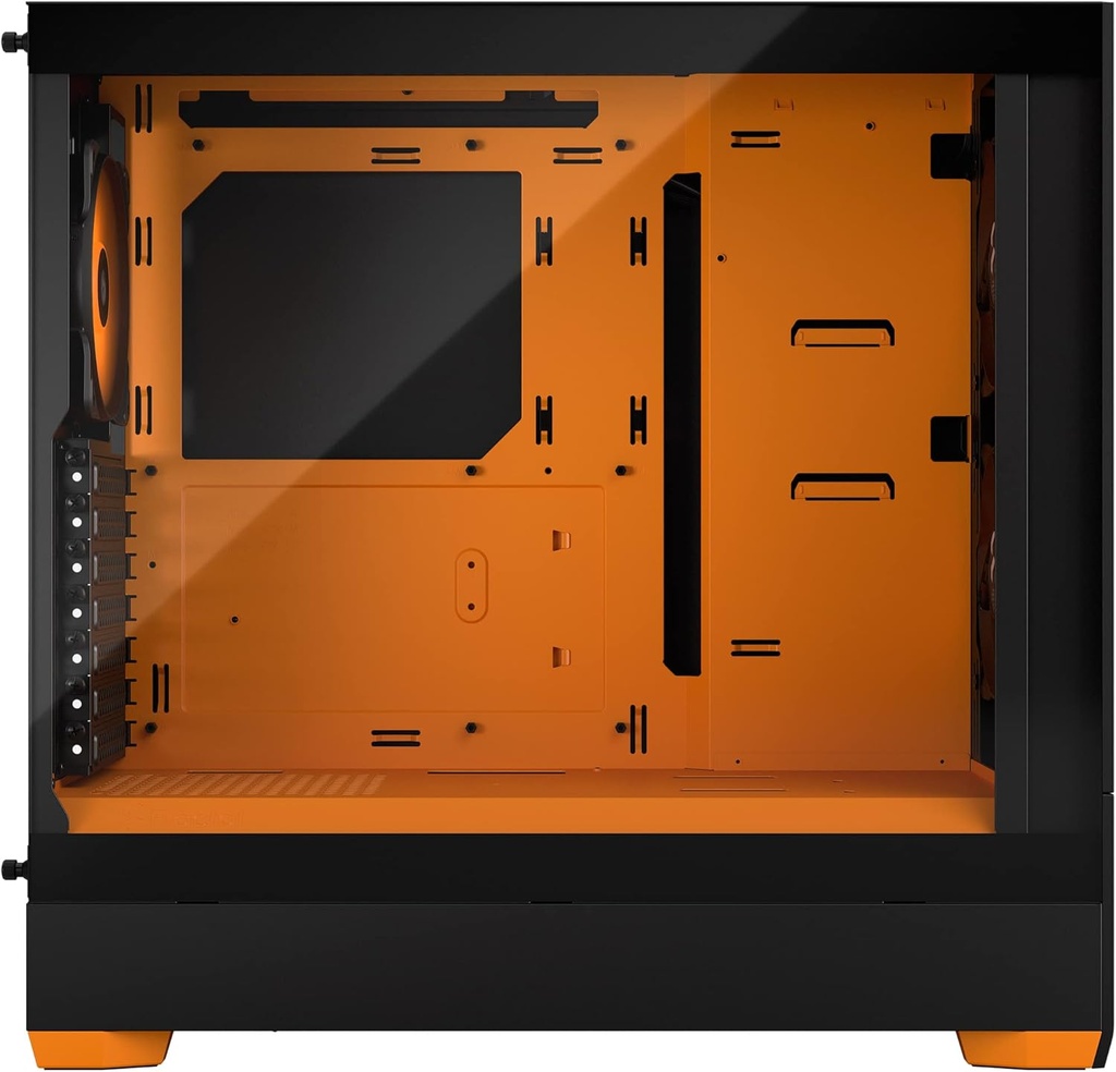 Fractal Design Pop Air RGB Orange Core Mid Tower Gaming PC Case