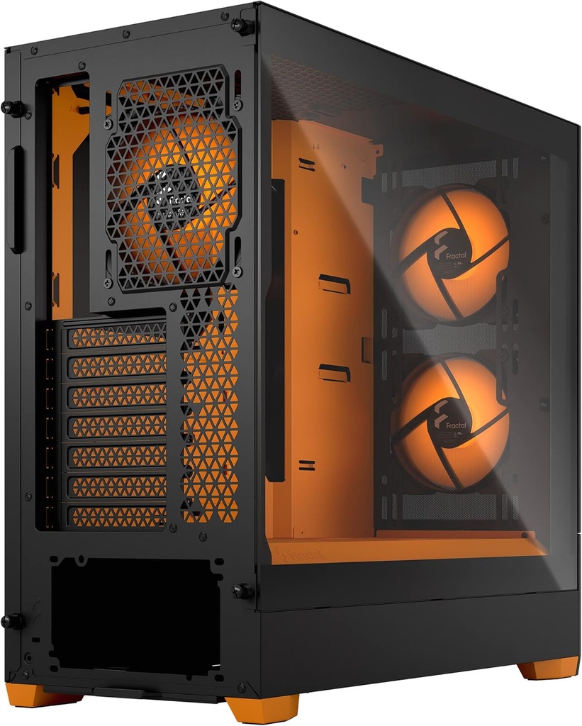 Fractal Design Pop Air RGB Orange Core Mid Tower Gaming PC Case