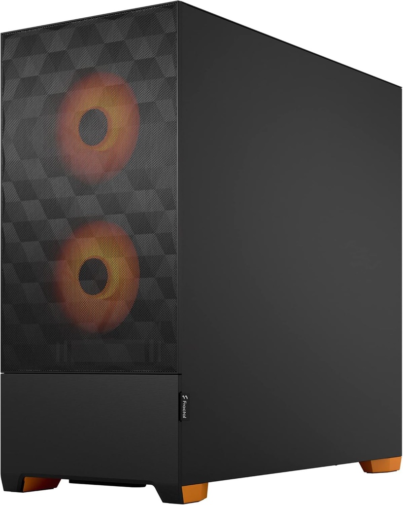 Fractal Design Pop Air RGB Orange Core Mid Tower Gaming PC Case