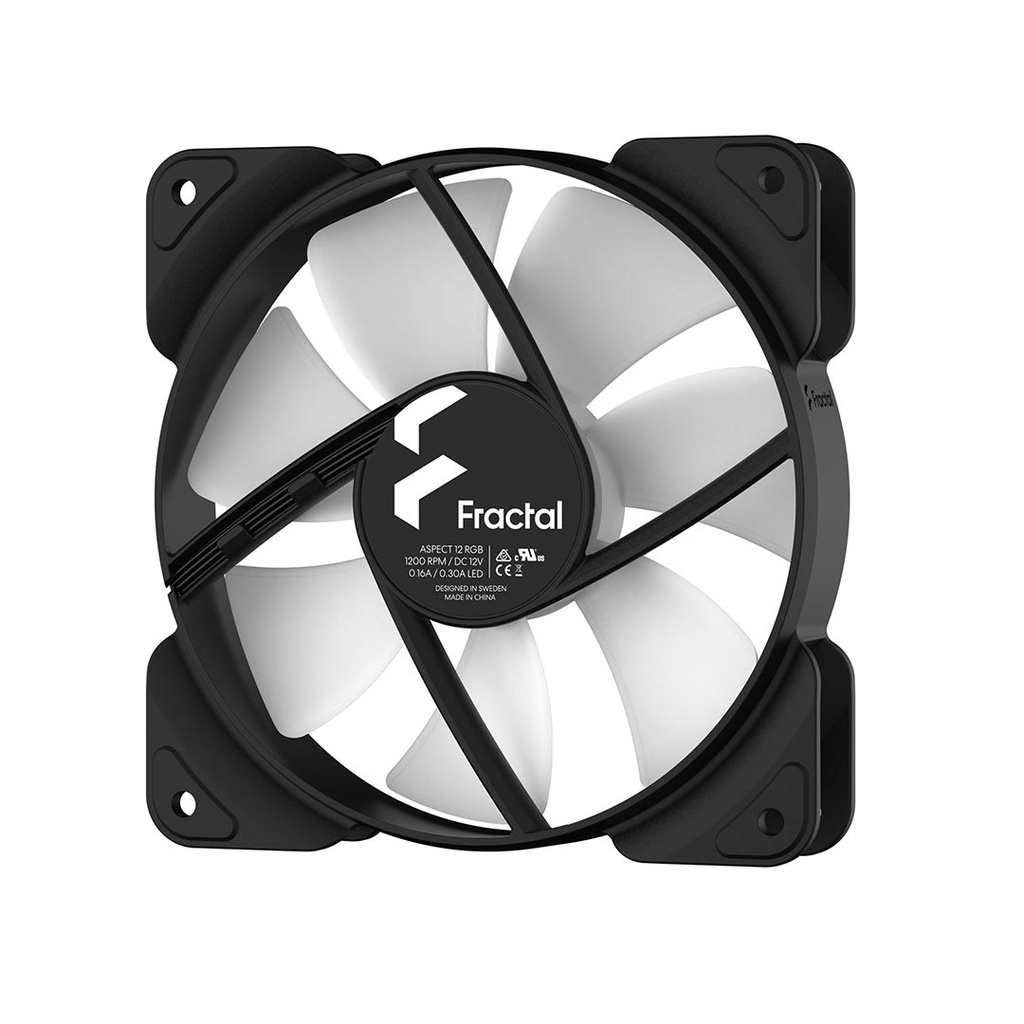 Fractal Design Aspect 12 RGB Black Frame 3-pack Fan