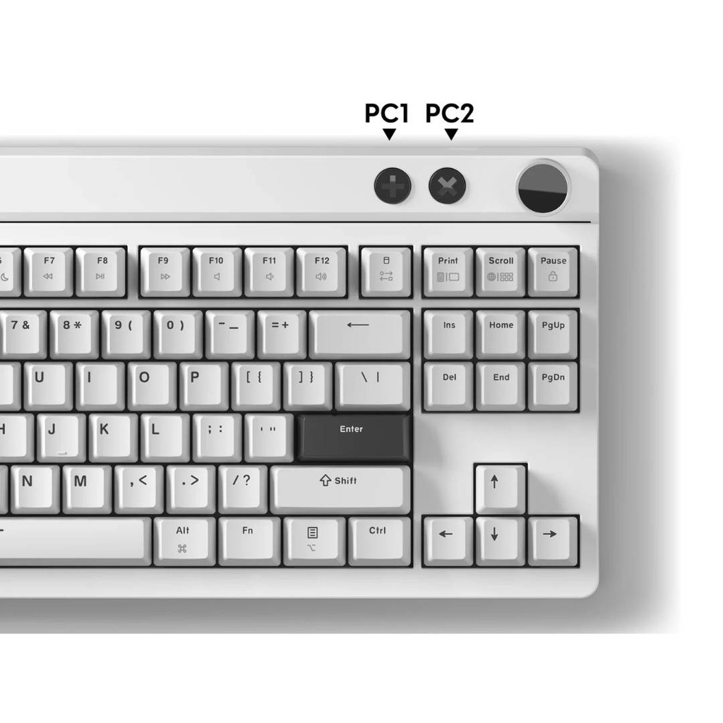 Pulsar Gaming Keyboard Xboard QS White Aluminum Case 88Keys